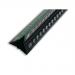 Linex Scale Ruler Triangular Aluminium Colour-coded Scales 1:1 to 1:2500 300mm Black Ref LXH382