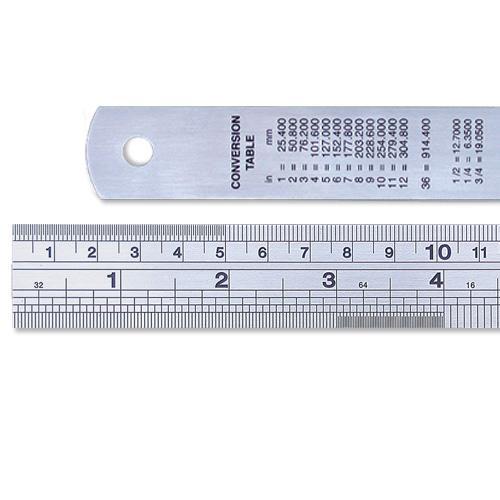 Ib Ruler Linex Ruler Stainless Steel Imperial and Metric with LXESL15