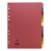 The image shows a set of high-quality dividers and indexes from Pukka Pads Ltd. The dividers are 12-part and multipunched, making them versatile and easy to use. Each divider is made from thick 160gsm paper, ensuring durability and longevity. The dividers are A4 size and come in an assortment of vibrant colors. The indexes are from the Concord brand, known for its reliability and organization solutions. The dividers are neatly stacked on top of each other, showcasing their sleek and professional design.
