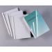 GBC Thermal Binding Covers 6mm Front PVC Clear Back Gloss A4 White Ref IB370045 [Pack 100]