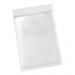 A photo showing a pack of 100 white padded envelopes and bubble lined bags with peel and seal closure. These 5-star office supplies measure 170 x 245mm and are perfect for shipping and storing small items.