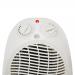 2kW Upright Oscillating Fan Heater with Thermostat 2 Heat Settings 1kW 2kW White Ref HG01168  907786