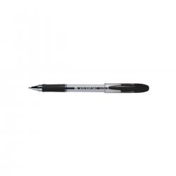 Cheap Stationery Supply of 5 Star Elite Rubber Grip Ball Pen Medium 1.0mm Tip 0.5mm Line Black Pack of 12 908323 Office Statationery