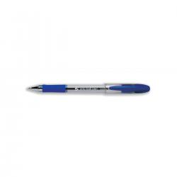 Cheap Stationery Supply of 5 Star Elite Rubber Grip Ball Pen Medium 1.0mm Tip 0.5mm Line Blue Pack of 12 908382 Office Statationery