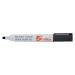 The image shows a pack of 12 5 Star Flipchart Markers with a bullet tip and 2mm line width. The markers are in black ink and water-based. The pack is labeled with the brand name 5 Star Office and the product name Flipchart Marker.
