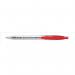 The 5 Star Ballpoint Pens 5 Star Office Retractable Grip Ball Pen Medium 1.0mm Tip 0.4mm Line Red [Pack 10] 909981 is a pack of high-quality pens, featuring a sleek design and comfortable grip. The color of the ink is a vibrant red, perfect for adding a pop of color to any writing task. Each pen has a retractable ballpoint, making it easy and convenient to use. The medium 1.0mm tip provides a smooth writing experience, while the 0.4mm line allows for precise writing. Overall, this pack of pens is a great addition to any stationery collection.