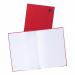 5 Star Office Manuscript Notebook Casebound 70gsm Ruled 192pp A4 Red Pack 5 912874