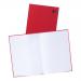 5 Star Office Manuscript Notebook Casebound 70gsm Ruled 192pp A4 Red [Pack 5]