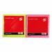 5 Star Office Re-Move Notes Repositionable Neon Pad of 100 Sheets 76x76mm Assorted [Pack 12] 912971