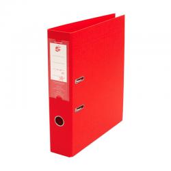 Cheap Stationery Supply of 5 Star Office Lever Arch File Polypropylene Capacity 70mm Foolscap Red Pack of 10 913209 Office Statationery
