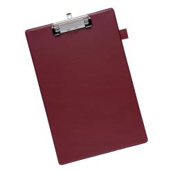 Cheap Stationery Supply of 5 Star Office Standard Clipboard with PVC Cover Foolscap Dark Red 913659 Office Statationery