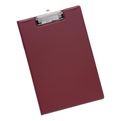 Cheap Stationery Supply of 5 Star Office Fold-over Clipboard with Front Pocket Foolscap Red 913683 Office Statationery