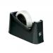 5 Star Office Tape Dispenser Desktop Weighted Non-slip Roll Capacity 25mm Width 75m Length Max Black