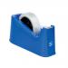 5 Star Office Tape Dispenser Desktop Weighted Non-slip Roll Capacity 25mm Width 75m Length Max Blue