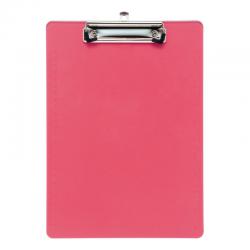 Cheap Stationery Supply of 5 Star Office Clipboard Solid Plastic Durable with Rounded Corners A4 Pink 924847 Office Statationery