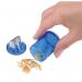 5 Star Office Pencil Sharpener Plastic Canister Two Hole Max. Diameter 811mm Blue 925001