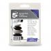 The image shows a pack of Spicers Ink Cartridges 5 Star Office Remanufactured Inkjet Cartridges. The package is black and contains one cartridge with a page life of 450pp. The cartridge is a replacement for a Brother LC1100BK and has the alternative number 928962.