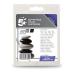 The photograph shows a pack of remanufactured Spicers ink cartridges, specifically the black Brother LC1100BK alternative. The pack contains 5 cartridges with a page life of 450pp each. The ink cartridges have a professional design and are labeled as 5 Star Office.