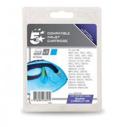 Cheap Stationery Supply of 5 Star Office Remanufactured Inkjet Cartridge Page Life 325pp Cyan Brother LC1100C Alternative Office Statationery