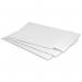 The photo shows a pack of 125 white 5 Star Gusset Envelopes with a 25mm peel and seal window gusset, each measuring 324x229x25mm and made of 120gsm paper. The envelopes are neatly stacked and ready to use.