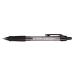 The photo shows a pack of 12 5 Star gel rollerball pens in black. Each pen features a 0.7mm tip and produces a 0.4mm line. The pens are retractable for convenience. Perfect for any writing task, these pens provide a smooth and consistent writing experience.