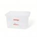 5 Star Office Storage Box Plastic with Lid Stackable 22 Litre Clear 930677