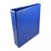This image shows a set of 5 Star Presentation Binders in a vibrant blue color. The polypropylene material gives the binders a sleek and professional look. Each binder has a 50mm 4D-ring for secure document storage. The pack contains 10 binders.