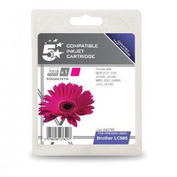 Cheap Stationery Supply of 5 Star Office Remanufactured Inkjet Cartridge Page Life 260pp Magenta Brother LC985M Alternative Office Statationery