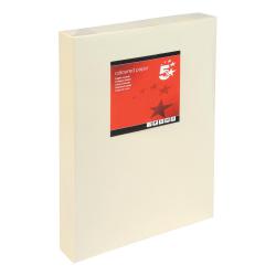 Cheap Stationery Supply of 5 Star Office Coloured Copier Paper Multifunctional Ream-Wrapped 80gsm A3 Light Cream 500 Sheets 936368 Office Statationery