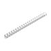 The image shows a pack of 100 5 Star binding combs. The combs are white in color and made of plastic. Each comb has 21 rings and can hold up to 170 sheets of A4 paper. The diameter of each comb is 20mm.