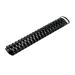 The photo shows a pack of 50 black plastic binding combs from 5 Star Office. Each comb has 21 rings and is able to hold up to 425 sheets of A4 paper, with a thickness of 50mm. The combs have a professional and sleek appearance, making them suitable for any office or personal document binding needs.