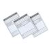 The photograph shows a pack of 10 office telephone message pads, each with 160 pages and measuring 127x102mm. The pads have a 5 star rating and feature a telephone design on the cover.