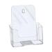 The photo shows a set of 5 Star slanted literature holders from 5 Star Office. These holders are designed to hold A5 materials and are made of clear material. They feature a sleek, modern design and have a professional look.