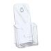 In the photograph, there are four clear, slanted literature holders made by 5 Star Office. Each holder can accommodate 1/3 A4 size materials. The sleek, professional design is perfect for organizing and displaying literature in any office setting.