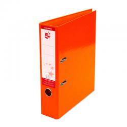 Cheap Stationery Supply of 5 Star Office Lever Arch File 70mm A4 Orange Pack of 10 939913 Office Statationery