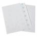 The image shows a sheet of 5 Star Inkjet Labels in a pack of 600. The sheet contains 6 individual labels, each measuring 99x93mm, in a crisp white color. These versatile labels are suitable for use with both laser and inkjet printers.
