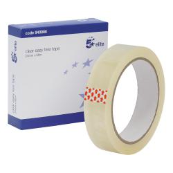 Cheap Stationery Supply of 5 Star Elite Easy Tear Tape PP 3in Core 24mm x 66m Clear Pack of 6 940988 Office Statationery