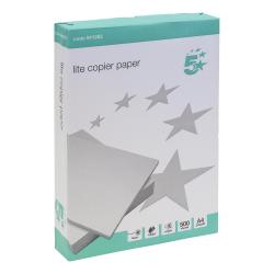 Cheap Stationery Supply of 5 Star Lite Copier Paper Multifunctional A4 White 5 x 500 Sheets 941262 Office Statationery