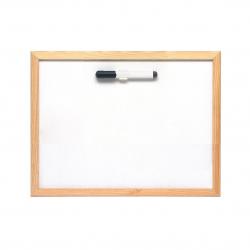 Cheap Stationery Supply of 5 Star Lightweight Drywipe Board W400xH300mm Pine Frame 943343 Office Statationery