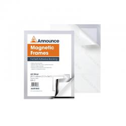 Cheap Stationery Supply of Announce Magnetic Frame A3 Silver (Pack of 2) AA01843 AA01843 Office Statationery