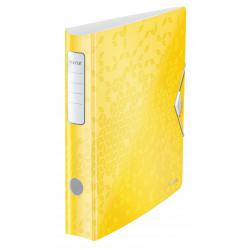 Cheap Stationery Supply of Leitz 180&deg; Active WOW Lever Arch File.  A4. 50mm. Yellow. - Outer carton of 5 Office Statationery