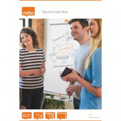Cheap Stationery Supply of Nobo Flipchart Pad Plain 650x955mm 20 sheets Office Statationery
