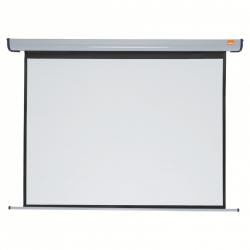 Cheap Stationery Supply of Nobo Electric Wall and Ceiling Home Theatre/Cinema Projection Screen with Remote Control 4:3 Screen Format White (1600x1200mm) Office Statationery