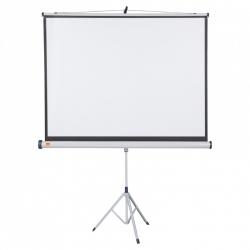 Cheap Stationery Supply of Nobo Tripod Projection Screen Home Theatre/Office/Cinema Screen 4:3 Screen Format Matte White (1500x1138mm) Office Statationery