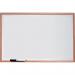 Nobo Classic Melamine Whiteboard Pine Frame 600x400mm 1905199