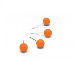 Cheap Stationery Supply of Nobo Notice Board Push Pins Orange (Pack 100) Office Statationery
