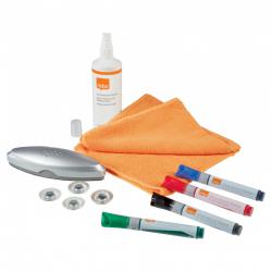 Cheap Stationery Supply of Nobo Glass Whiteboard Starter Kit Office Statationery