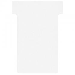 Cheap Stationery Supply of Nobo T-Cards Tab Top 15mm W60x Bottom W48.5x Full H85mm Size 2 White (Pack of 100) - Outer carton of 5 Office Statationery