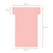 Nobo T-Cards Size 2 Rose (Pack 100) - Outer carton of 5 2002008