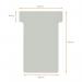 Nobo T-Cards Size 2 Silver (Pack 100) - Outer carton of 5 2002010